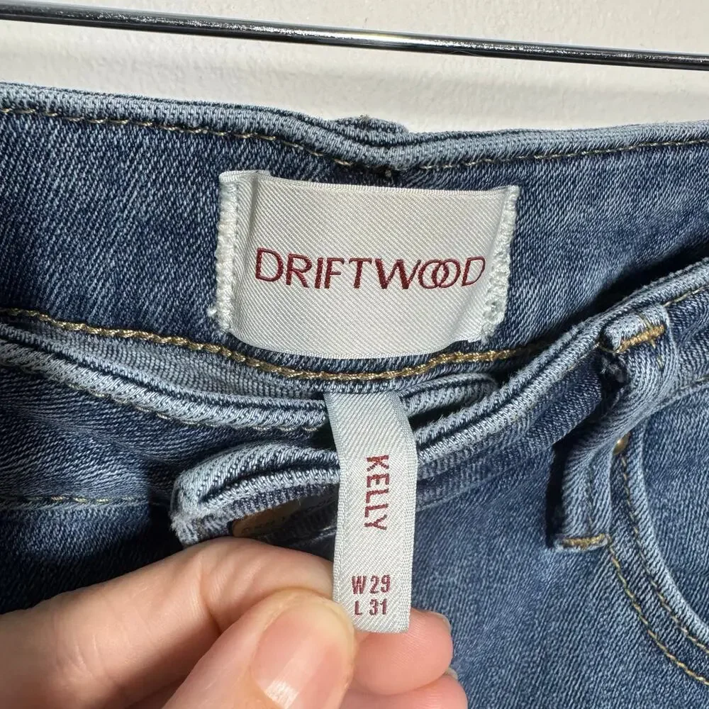 Driftwood Kelly Bootcut Denim Jean‎ Women 29 Blue Minimal Western Festival